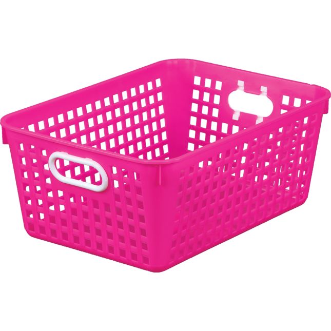 Pink baskets shop for storage