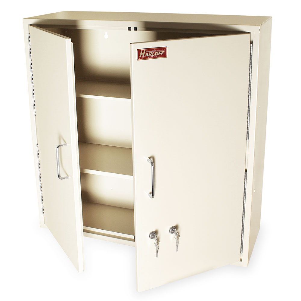 Medicine Cabinet, Two Doors Dual Lock Large 30 x 30 x 10